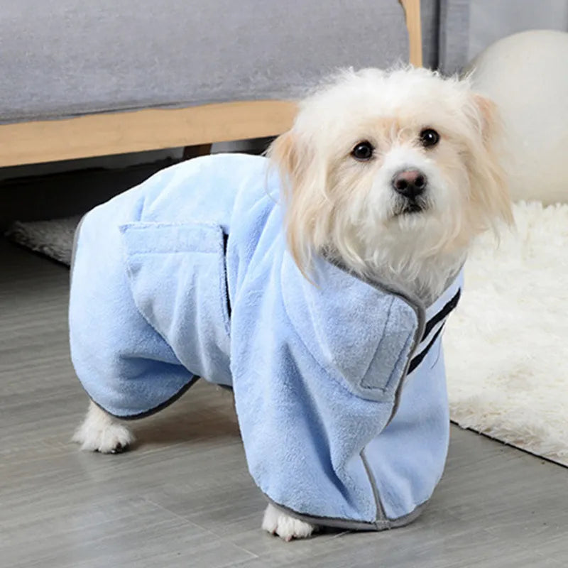 Bata de Baño para Mascotas de Secado Rápido