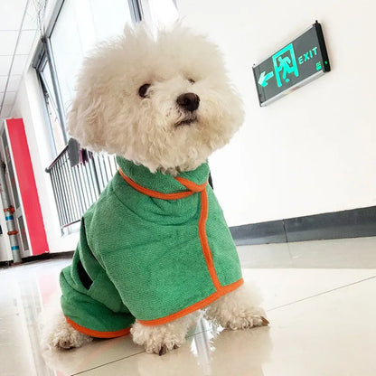 Bata de Baño para Mascotas de Secado Rápido